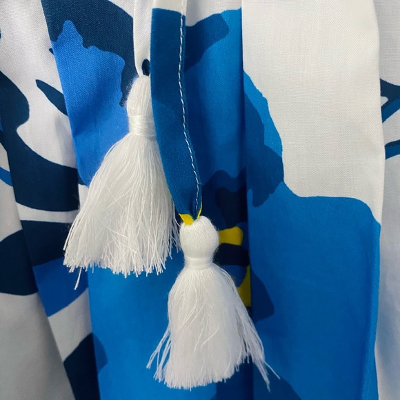 Plenty by Tracy Reese Off-The-Shoulder Puff Sleeve Midi Dress - Picture 11 of 13